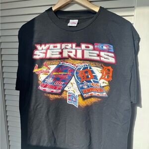 Black World Series Graphic Tee